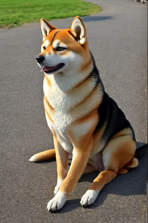 a Dog　Shiba dog