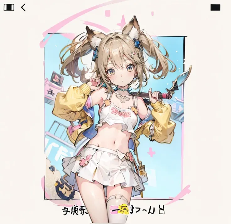 kawaii、yellowish clothes、Harajuku fashion、Granblue Fantasy