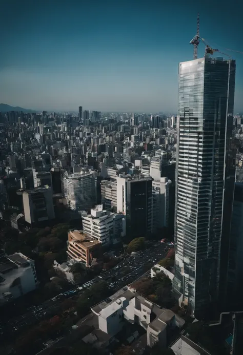 Ikebukuro of the future、Skyscraper、Sunshine City、Shooting from the sky with a drone、Newly built Sunshine 60