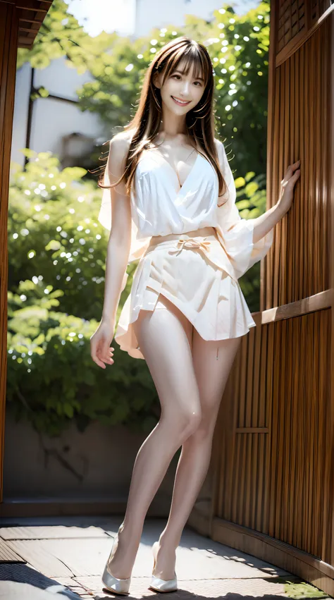 (best quality, masutepiece, ultra hd: 1.3, high brightness, high color saturation), 1girl in, （middlebreasts）, light brown hair,...