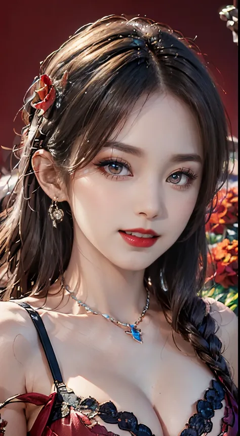 Top quality work，Photorealistic works，Ultra Premium Graphics，8K HD CG works，High-quality graphics，High-definition fine CG works，10x pixel，Ultra-fine details：1.1，Advanced technical details：1.1Photographically realistic, A high resolution ,Transparent hair，H...