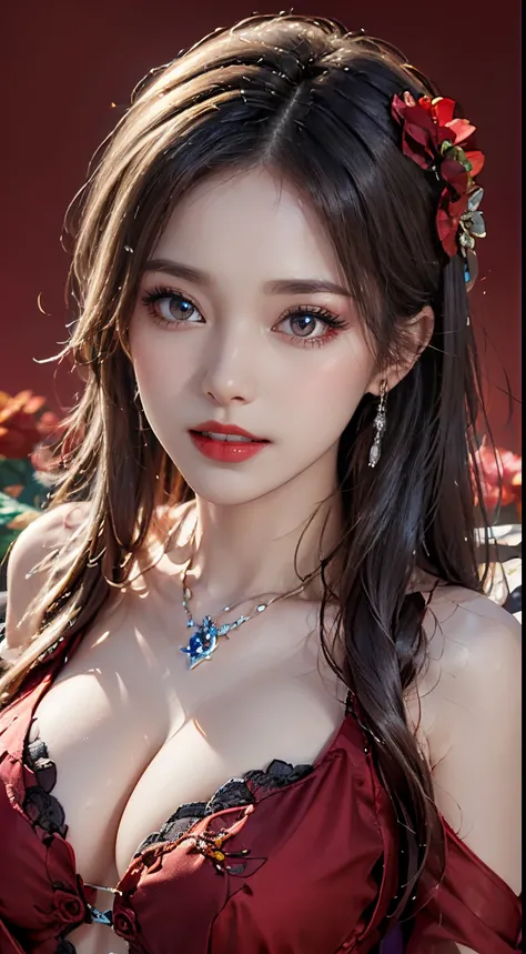 Top quality work，Photorealistic works，Ultra Premium Graphics，8K HD CG works，High-quality graphics，High-definition fine CG works，10x pixel，Ultra-fine details：1.1，Advanced technical details：1.1Photographically realistic, A high resolution ,Transparent hair，H...