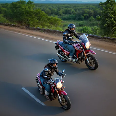 A rider motorcycle explore thailand with motorcycle