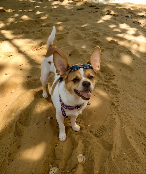 Dog on the beach