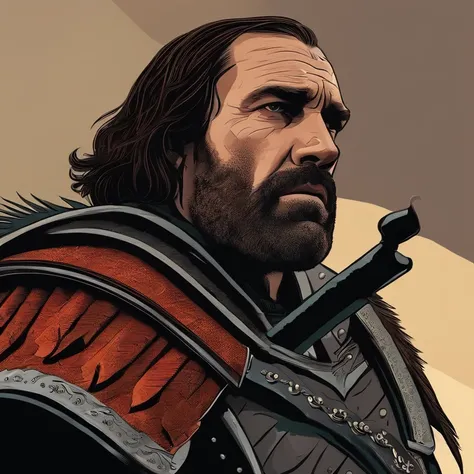 The Hound from Game of Thrones,Game of Thrones,The Hound from Game of Thrones,face,photo