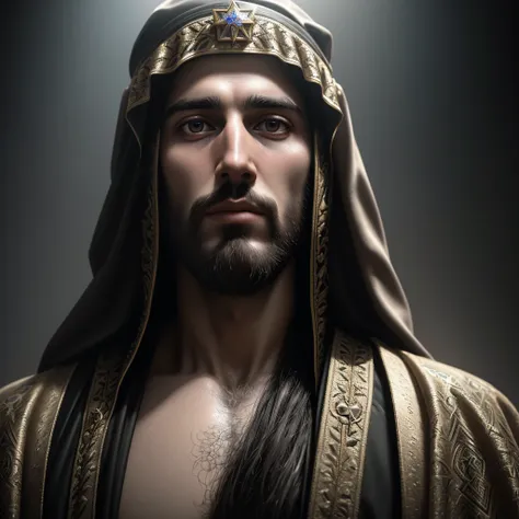 jesus christ, Palestinian, hyper realistic, 8k, AR 2:3, full face, natural background, digital painting, deep dream, Ultra-Wide Angle, Depth of Field , hyperdetailed, insane detail, intricate detail, beautifully color graded, Unreal Engine, Cinematic, Phot...