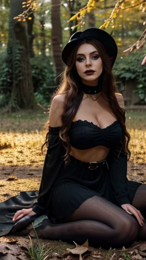 a witch, gorgeous artsy punk goth bitch, full body view, a queen of witches, dynamic full body majestic sexy regal pose, loungin...