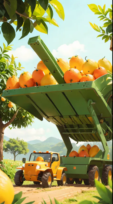 Mechanized citrus orchard