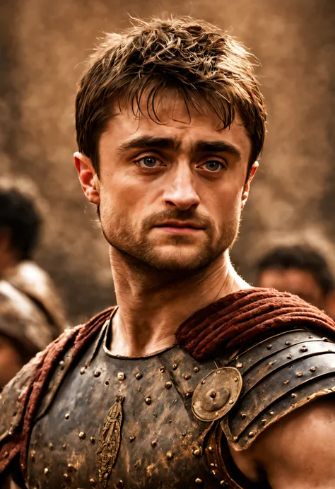 (masterpiece),
Daniel Radcliffe as The Gladiator,
medium shot,
looking at viewer
ultra realistic, HDR, intricate details,