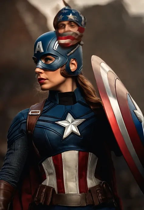 Captain America，femminine，become god