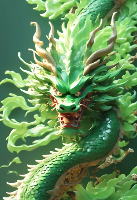 A cartoon chinese dragon character in 8K 3D style, charming anime characters, wildly popular, iconic pop culture comics, miniatures, Sandala Tang，bailing_eastern dragon，Year of the Dragon