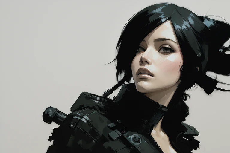 (style of ashley wood), female