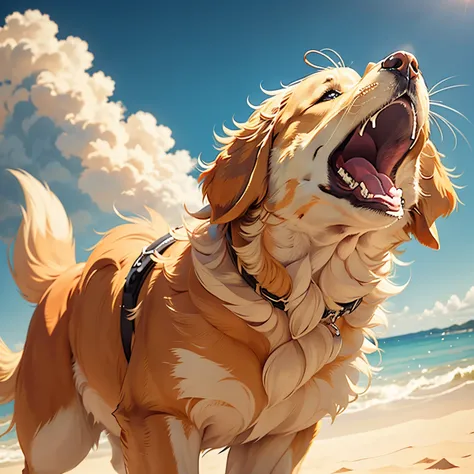 Golden retriever　joy