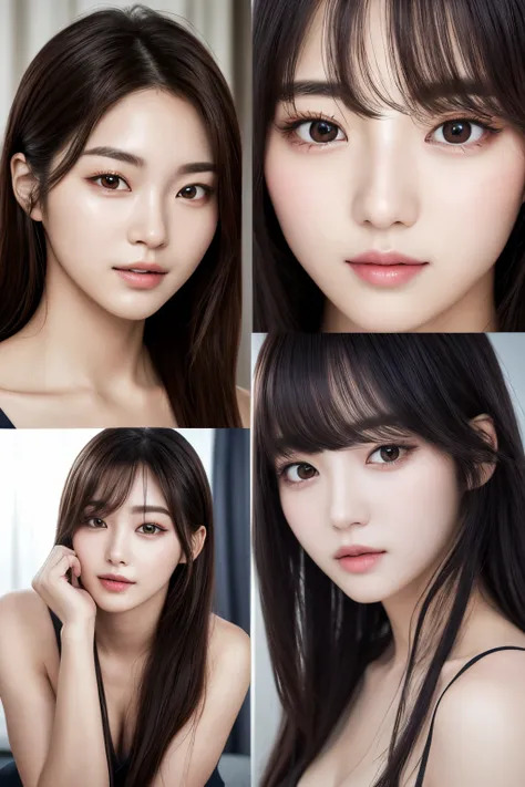 （tmasterpiece，best qualtiy：1.2），（RAW photos，realisticlying，realisticlying：1.3），（8K，A high resolution，hyper-detailing：1.2），1girl，（Perfect anatomy），（Focus on the face，looking at viewert），（South Korean beauties，K-pop idol），（Detailed eyebrows，realistic beautif...