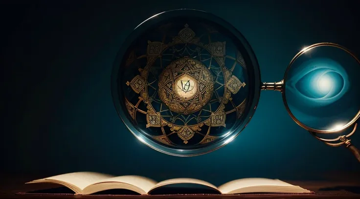 A visual representation of a mind discerning between what is under control and what is not.
Symbols representing knowledge, like a magnifying glass to examine details and a tree of knowledge.
A palavra "Sabedoria" destacada de maneira elegante.