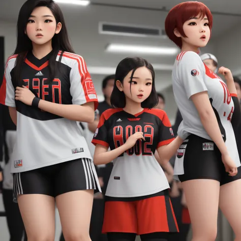 Create a jersey that’s red black and white with the words Goodphil for Filipino organization UHFSA