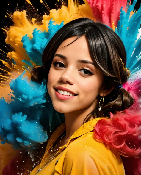 ((jennaortega)),master part,best quality,intrincado,aesthetic,rosto detalhado,subsurface scattering,olhando para o viewer,
1girl...