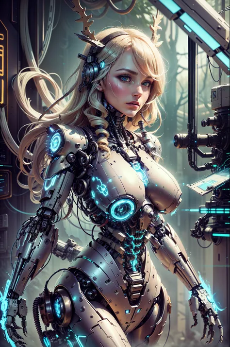 a tall mature (mech_fauna_guardian:1.3)_goddess, milf, 

platinum blonde hair with circuit patterns, piercing digital eyes, (synthetic alloy skin:1.3), wearing an armor suit integrated with wildlife conservation tech, high-resolution detailing capturing he...