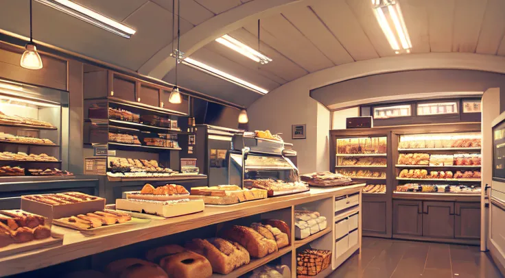 Inside the bakery