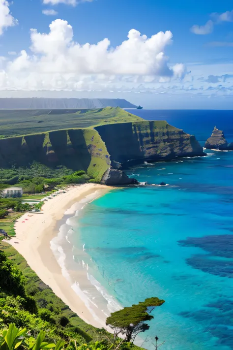 beautiful island of Nihau, (west of hawaii) ocean view