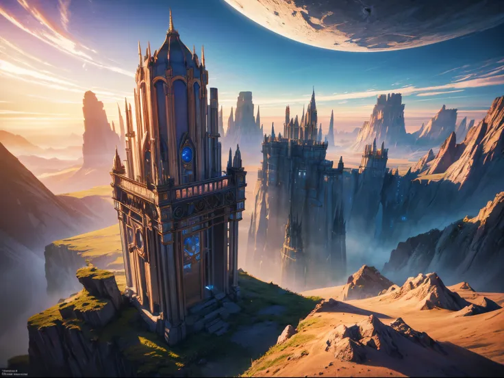 Challenge the AI to recreate Gallifrey, the Doctors home planet, in hyperrealistic detail. Leverage the machines creativity to envision the architecture, landscapes, and culture of Gallifrey with 8K precision. Push the boundaries of photorealistic renderin...