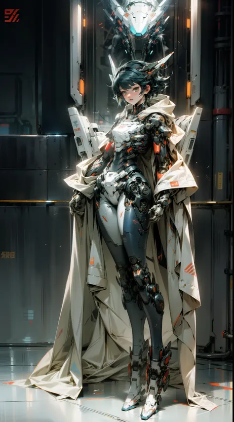 pacific rim movie mech，full body lesbian，废墟