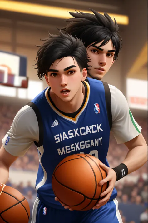 Put me as a fortnight character that likes basketball and is Mexican and also has black hair with brown eyes