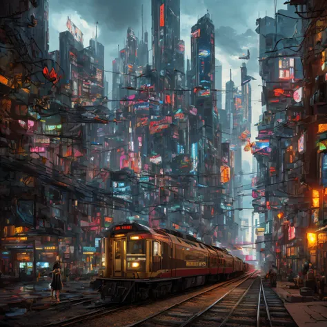 The best images, (8K, RAW photogr, actual), trains, the milky way express, futuristic vehicle, Transformers steel train，optimus prime train，Lite version, iridescent metal plating, Detailed and delicate depictions and gorgeous and dynamic painting technique...