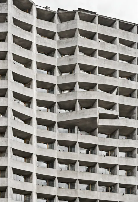 A tall building，There are a lot of windows，There are also a lot of windows, author：Andreas Gursky, author：Thomas Strus, Other Gursky, inspired by Andreas Gursky, Inspired by Thomas Strus, author：Karel Dujardin, full building, Brutalist architecture, big po...