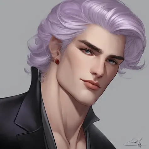 His physical presence is characterized by silver, straight, and well-kept hair cascading down a long and sharp face. A sharp jawline, straight nose, pointed chin, and the unique feature of a missing right eye add to his distinctive appearance. The left eye...