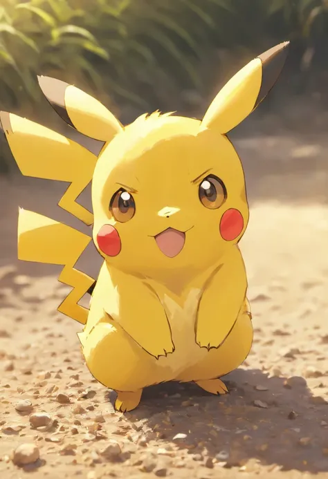 Envision an extraordinary scene featuring a highly detailed Pikachu, zooming into the realm of macro detail where each individual hair and tiny bits of dirt in its fur are visible. Imagine this in a high-resolution 8K image, rendered with Octane Render to ...