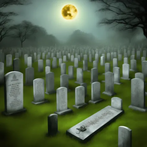 A morte com uma foice, in graveyard, fantasmas, noite macabra