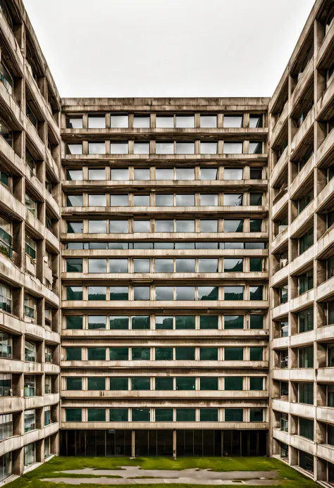 A tall building，There are a lot of windows，There are also a lot of windows, author：Andreas Gursky, author：Thomas Strus, Other Gursky, inspired by Andreas Gursky, Inspired by Thomas Strus, author：Karel Dujardin, full building, Brutalist architecture, big po...