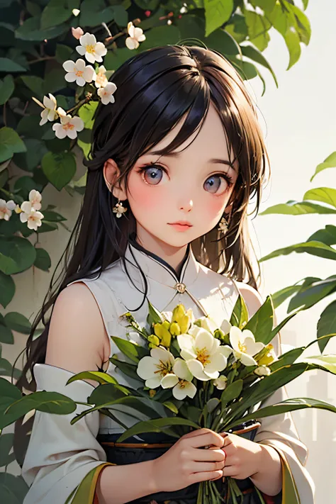 (actual,realisticlying,Photorealistic:1.37), vibrant lights, beautiful apricot blossom, Highly detailed lips and eyes, The lonely figure is surrounded by the faint fragrance of flowers, plant femininity