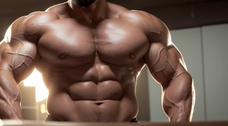 (Very detailed 8k wallpaper), Strong Asian Men, At the gym, high detailing, buzzcut, very large and strong body, bulging muscles, well-muscled, very large pectoral muscles. Very sexy abs, legs are muscular, Toned figure, lightens oily skin, muscular, Tank ...