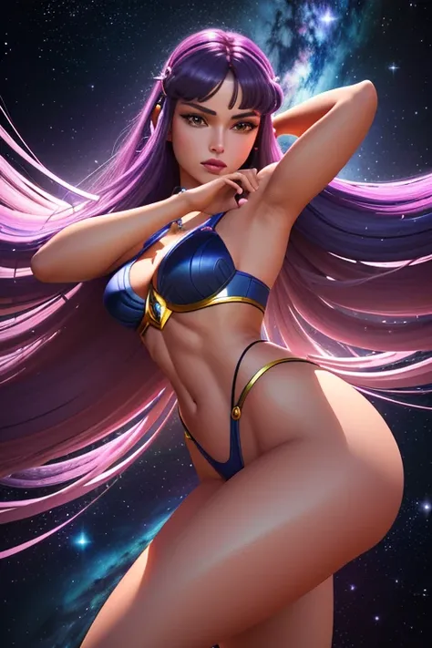 ((1Menina pose de luta, chutando com as pernas arreganhadas)), (((pernas grossas e abertas))), Menina bonita do mais alto grau baseada na personagem chun li, extremely high quality, A mais alta qualidade de imagem, Top resolution, Fotos RAW, Realistic, Fot...