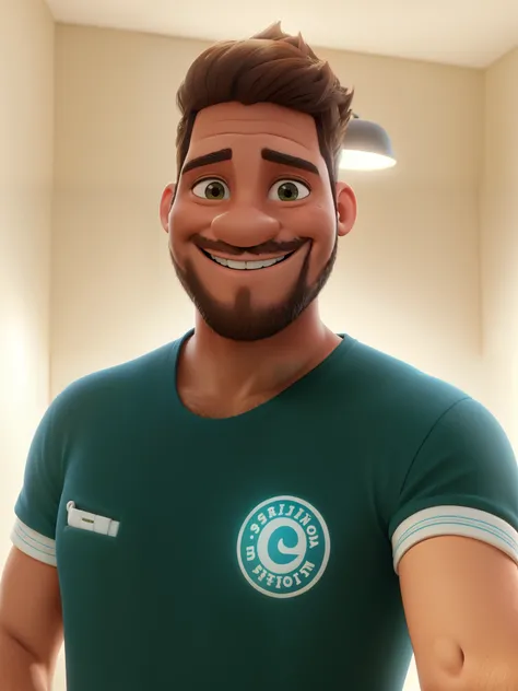 Smiling Man Illustration, sorriso insano, Homem de pele marrom com um sorriso gigante, happily smiling at the camera, sorriso atrevido, hes smiling, sorriso muito grande, Macho sorridente, foto de perfil headshot, rindo sorriso enorme, desenhando no estilo...