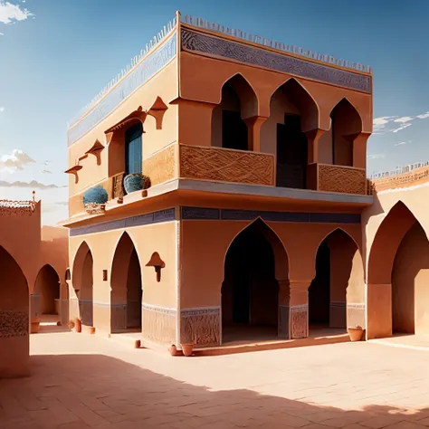 Une pièce style et architecture marocain