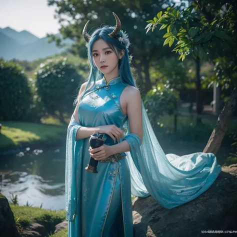 Fantasy novels，faeries, Valkyrie, ancient kingdom of the east, Chinese woman，Hot busty cheongsam beauty CG animation，Da Asa AW Photos，8k ultra high definition，digital SLR camera，gentlesoftlighting，High detail RAW color photos professional photos，（Soft stud...