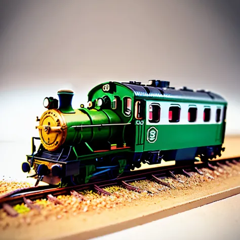 Create a profile image for a YouTube channel. The channel is called TinyTrainWorld and makes videos with trains for children