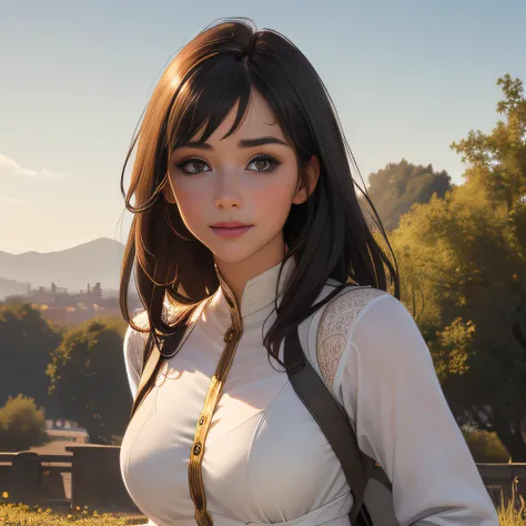 (Extremely detailed 8k wallpaper:2), (photo:2), (26 years old soigne Beautiful girl:2), (gives a lecture to friends:2), detailed (Face and eyes), (hyper realistic:1), (highly detailed:1), (epic realistic:1), rim light, (maximum details:1), cozy, (fullbody:...