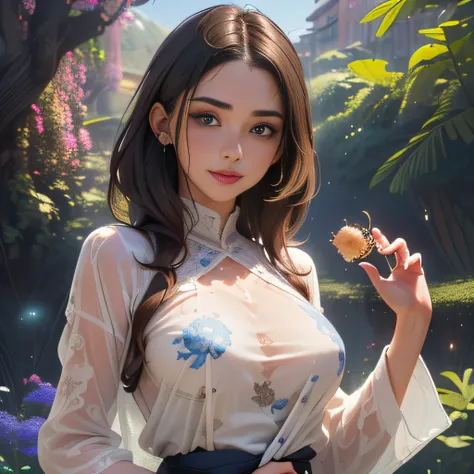 (Extremely detailed 8k wallpaper:2), (photo:2), (26 years old soigne Beautiful girl:2), (gives a lecture to friends:2), detailed (Face and eyes), (hyper realistic:1), (highly detailed:1), (epic realistic:1), rim light, (maximum details:1), cozy, (fullbody:...