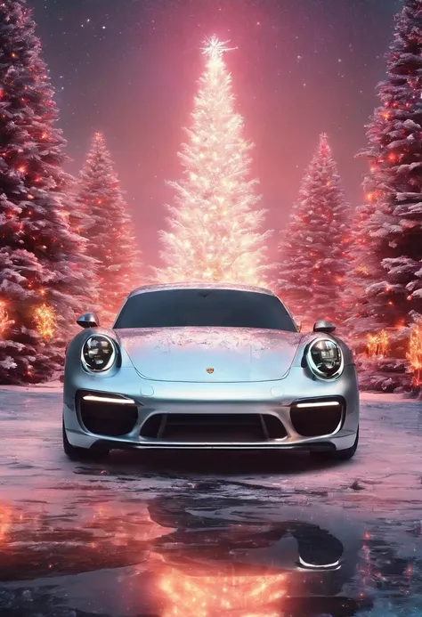 festive christmas with porsche