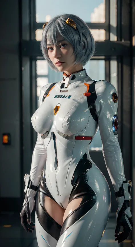 ((Best quality)), ((masterpiece)), (detailed:1.4), 3D, Rei Ayanami，ReiAyanami, red eyes,HDR (High Dynamic Range),Ray Tracing,NVIDIA RTX,Super-Resolution,Unreal 5,Subsurface scattering,PBR Texturing,Post-processing,Anisotropic Filtering,Depth-of-field,Maxim...