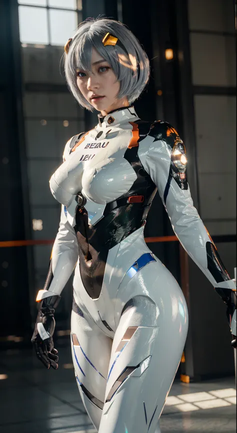 ((Best quality)), ((masterpiece)), (detailed:1.4), 3D, Rei Ayanami，ReiAyanami, red eyes,HDR (High Dynamic Range),Ray Tracing,NVIDIA RTX,Super-Resolution,Unreal 5,Subsurface scattering,PBR Texturing,Post-processing,Anisotropic Filtering,Depth-of-field,Maxim...