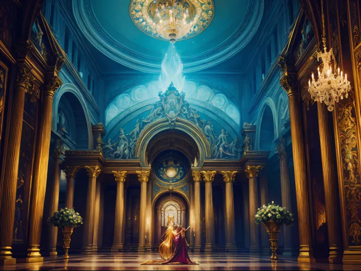 Amidst an opulent palace, a painter uses a magical brush that brings their vivid imagination to life on a canvas. Mythical creatures and ethereal landscapes emerge, captivating the court and transcending the boundaries of reality.