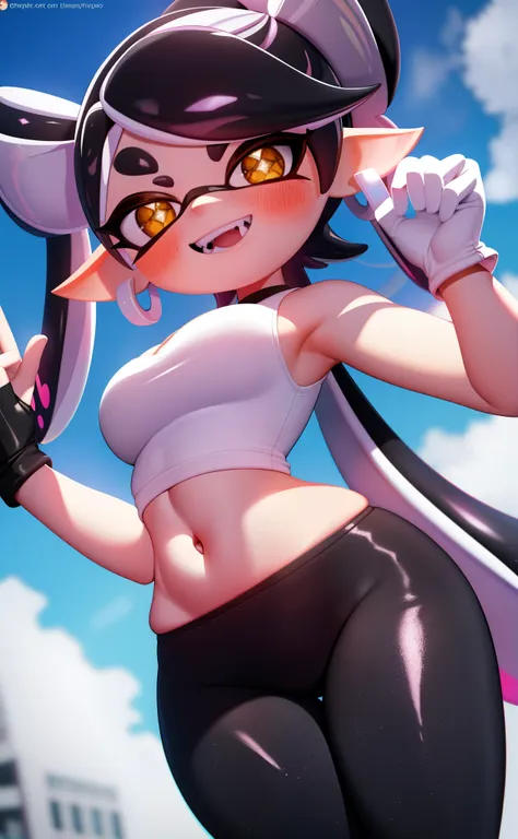 [callie], [splatoon], ((masterpiece)), ((hd)), ((beautiful render art)), ((solo portrait)), ((waist up)), ((front view)), ((cine...