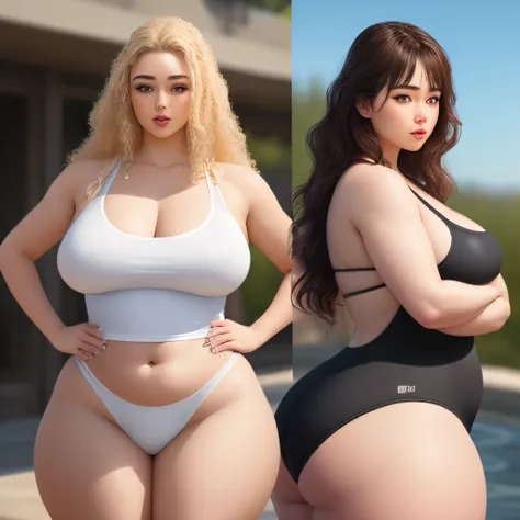 ultra realistic thick  women