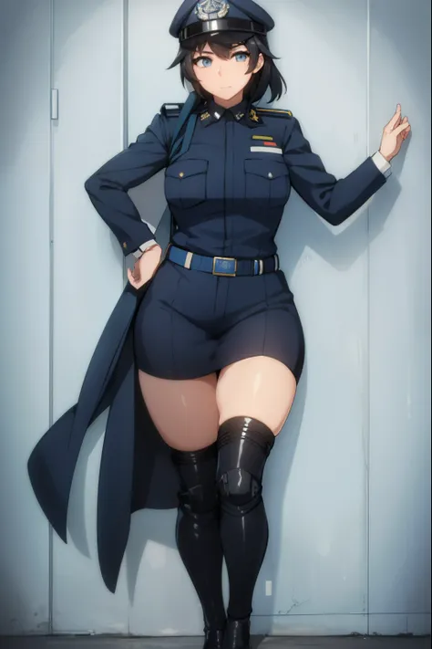 Cute girl, policewoman, wearing police uniform, police, in-depth details, Iraqi police clothing, full body, sexy body, sexy,