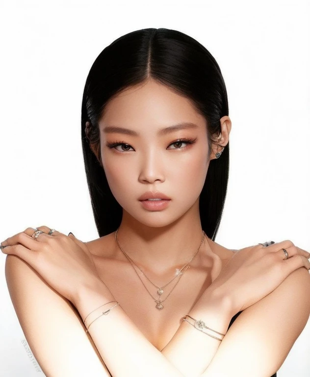 un primer plano de una mujer con un tatuaje en el brazo, blackpink jennie, jossi de blackpink, retrato de jossi de blackpink, pa...